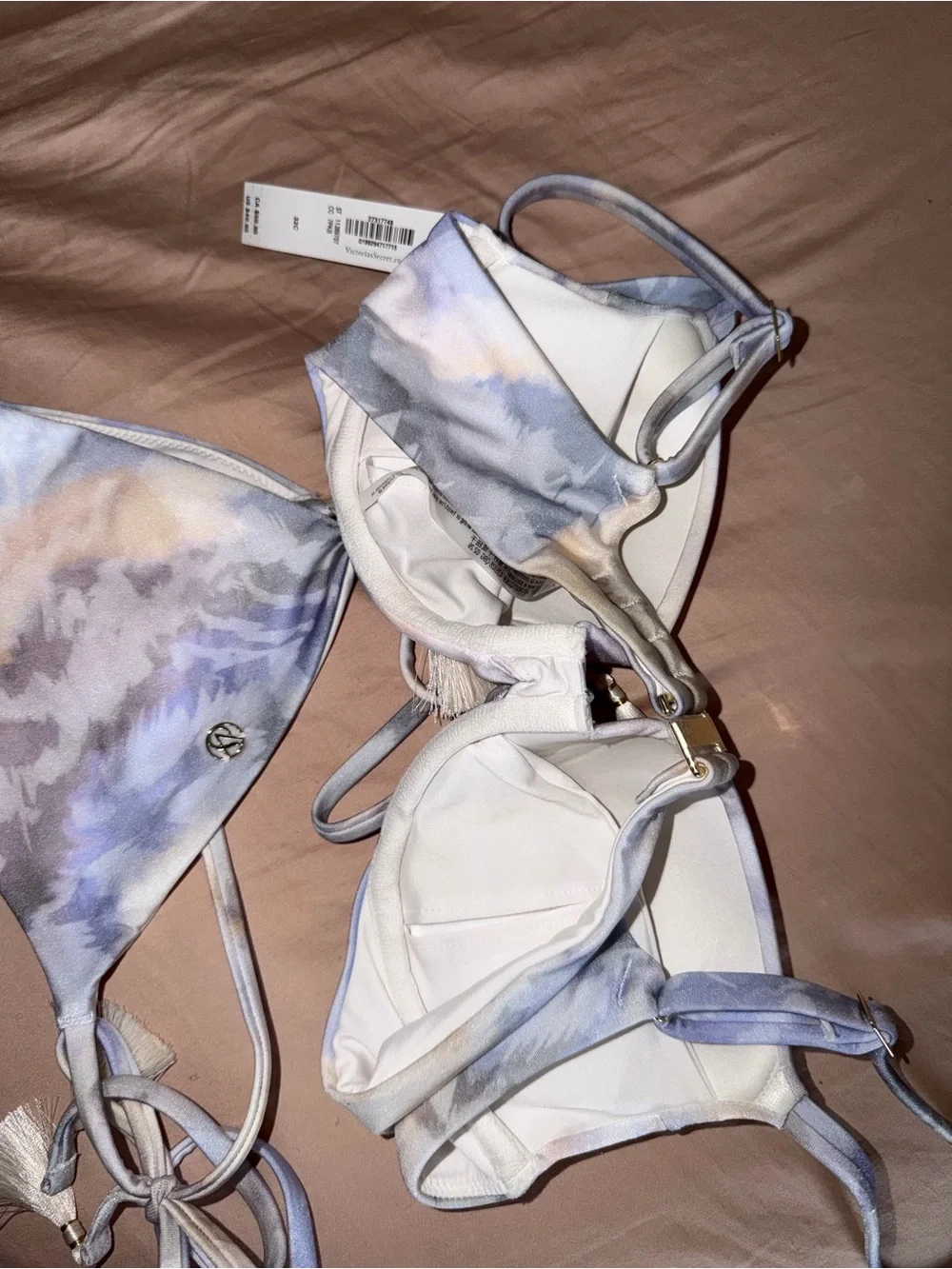 Brand New Victoria’s Secret Purple Tie-Dye Padded Bikini Set